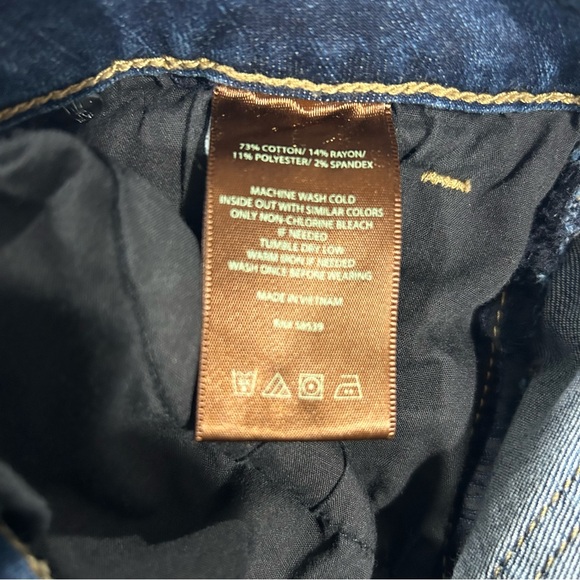 Kut from the Kloth Diana Curvy Skinny Jeans Women’s Size 12 Dark Wash - Picture 6 of 10